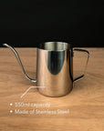 Annaffiatoio in acciaio inox 550 ml