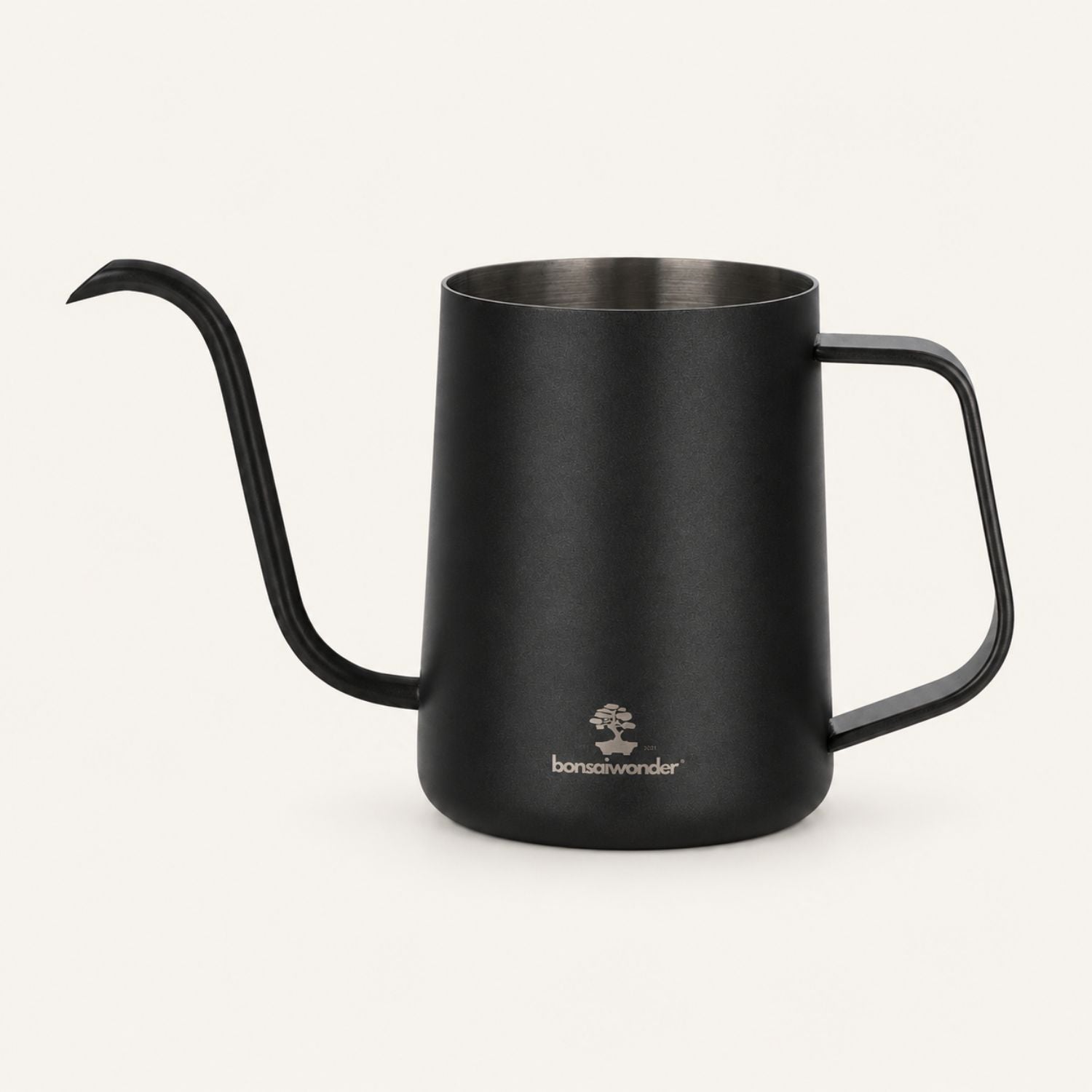 Annaffiatoio in acciaio inox - 600ml (nero)